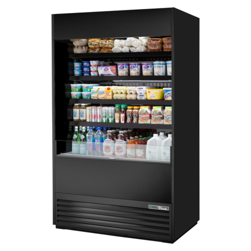 Présentoir vertical réfrigéré à air ouvert True Refrigeration TOAM-48-HC~NSL01 de 48 pouces
