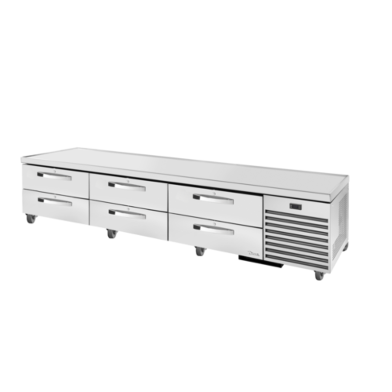 True TRCB-110-HC~SPEC3 Base réfrigérée chef, robuste, 279,4 cm