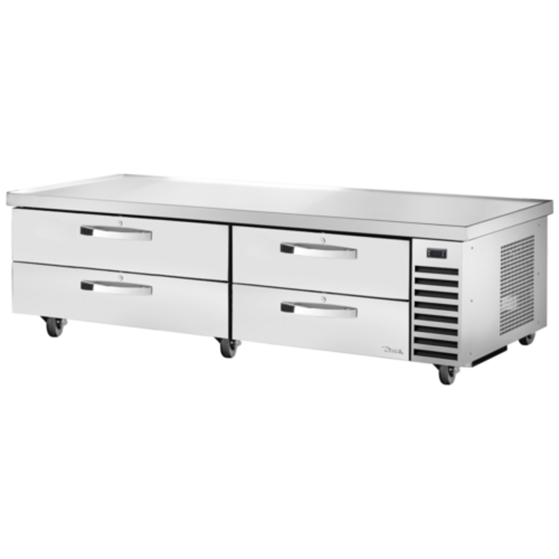 Base réfrigérée True 84 po TRCB-82-84-HC~SPEC3 avec 4 tiroirs