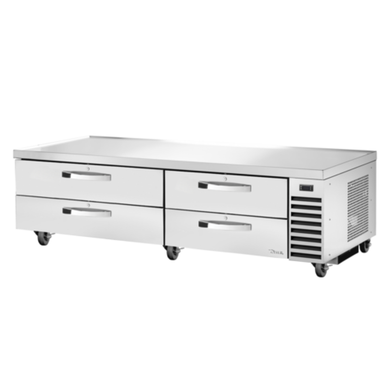 Base réfrigérée pour chef en acier inoxydable True de 82,38 po - TRCB-82-HC~SPEC3