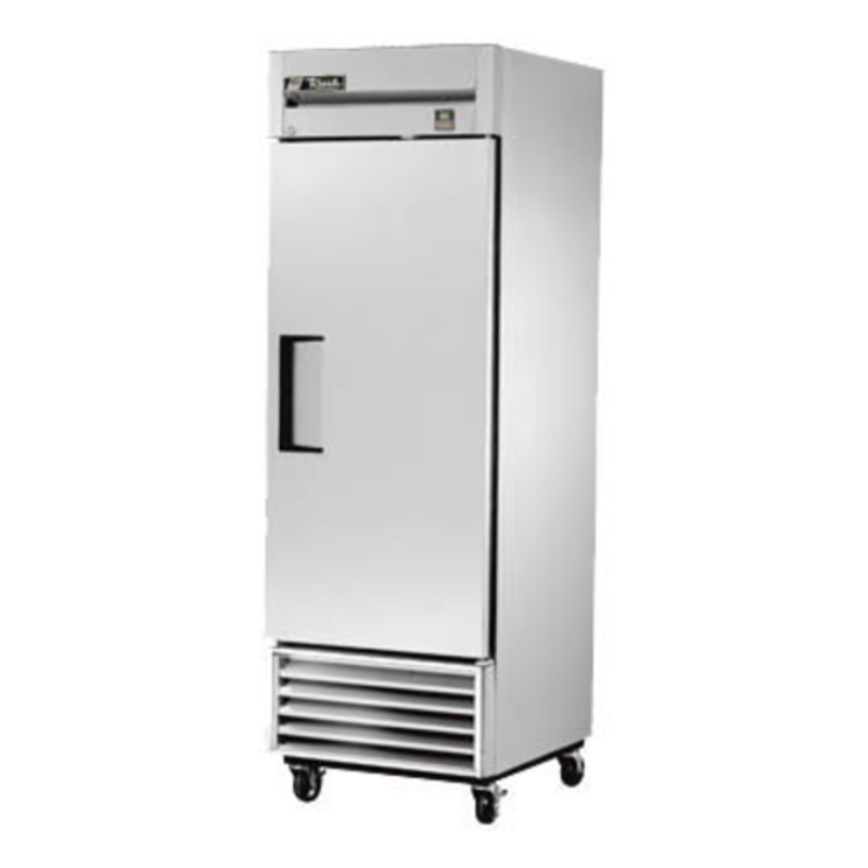 Congélateur Commercial Plain Inox True Refrigeration 27 Pouces avec Porte Pleine - TS-23F-FLX-HC