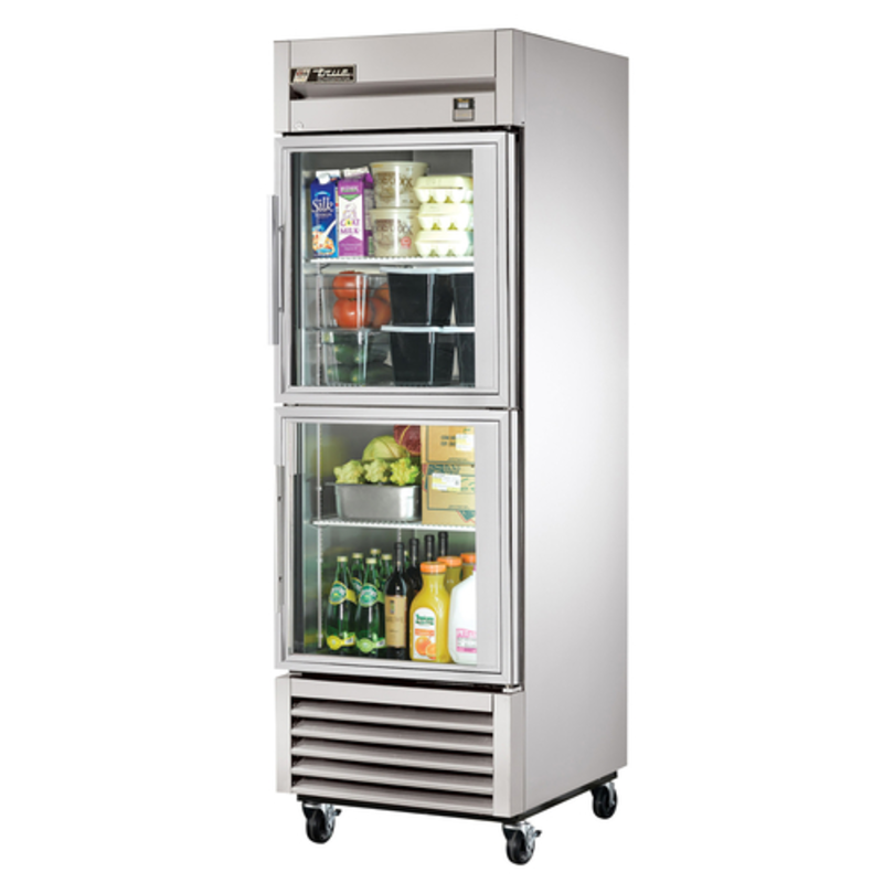 True TS-23G-2-HC~FGD01 27-Inch One-Section Reach-In Glass Door Refrigerator