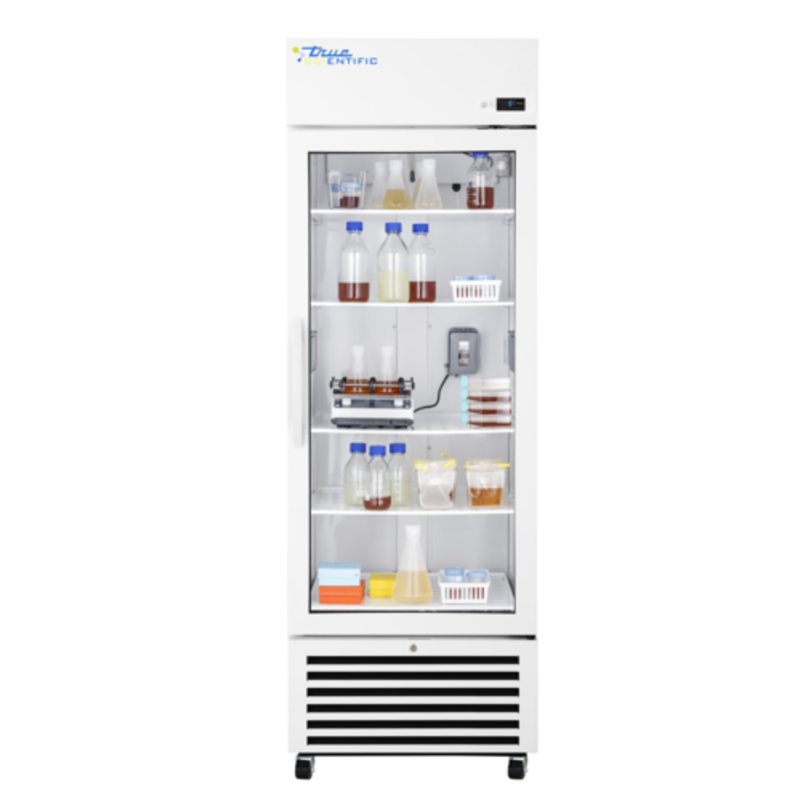 True Scientific TSCI-450CR-SWGRWW-1A 001-2P1DCM03-002-01 15.46 Cu. Ft. Glass Door Chromatography Laboratory Refrigerator