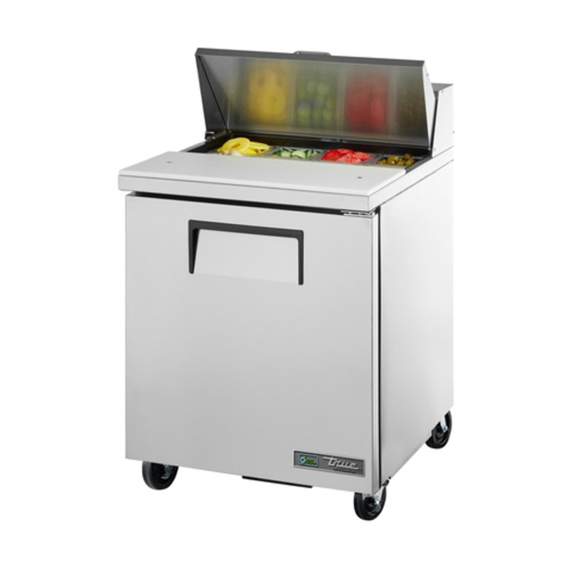 Table de préparation de sandwichs et salades True TSSU-27-08-HC, 70,1 cm (27,6 po), porte unique