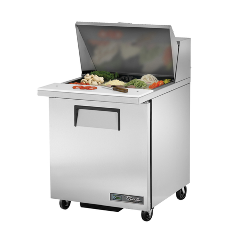 Unité de préparation de sandwichs/salades True 27,63" Mega Top - TSSU-27-12M-B-HC