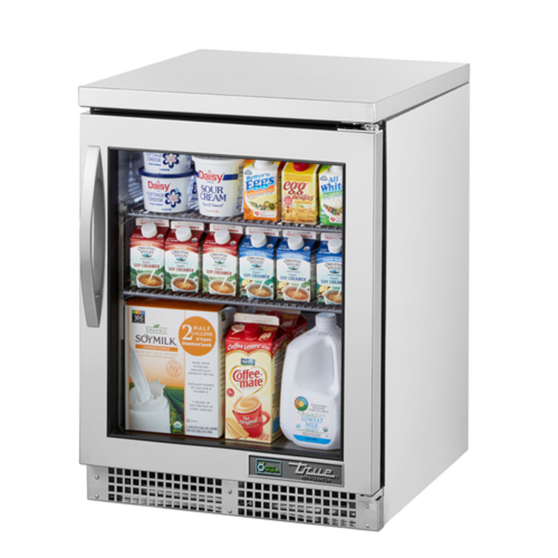 Réfrigérateur vitré sous comptoir True Refrigeration 24 pouces TUC-24G-HC~FGD01
