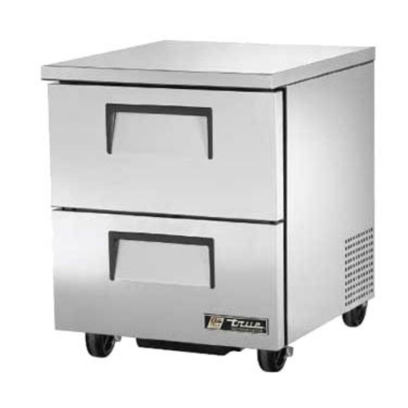 Réfrigérateur de comptoir True 27,63 pouces à deux tiroirs TUC-27D-2-HC