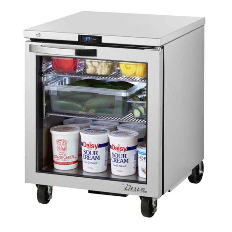Réfrigérateur commercial sous comptoir avec porte vitrée True SPEC3 27,63 pouces TUC-27G-HC~SPEC3