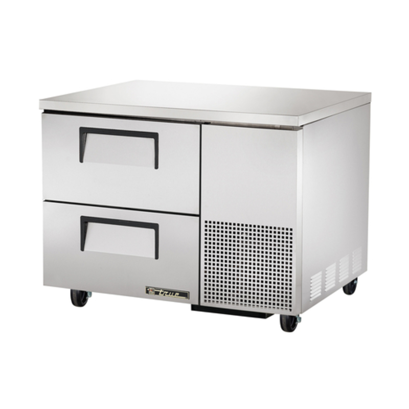 Réfrigérateur sous comptoir commercial True TUC-44D-2-HC à deux tiroirs de 44,5 pouces