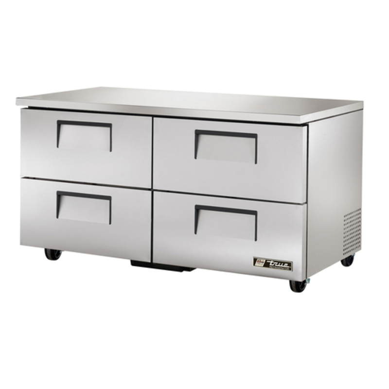 Réfrigérateur de comptoir True 60 pouces à 4 tiroirs TUC-60D-4-HC