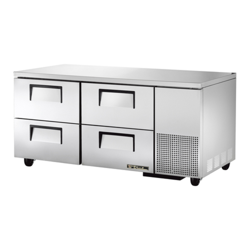 Réfrigérateur de comptoir à tiroirs profonds TUC-67D-4-HC True