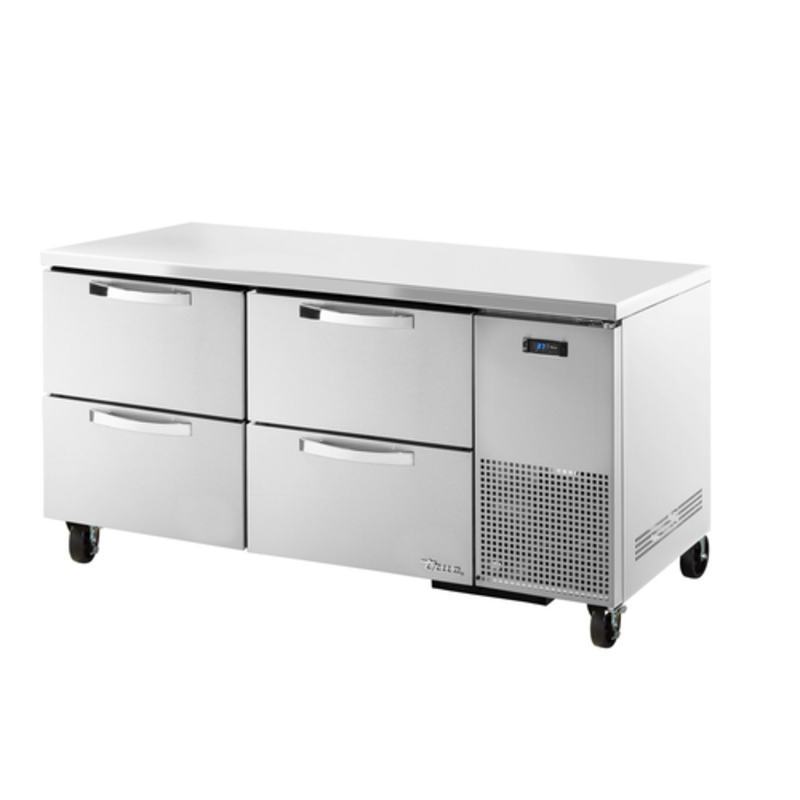 Réfrigérateur à 4 tiroirs sous comptoir profond de 67 po True SPEC3 Series TUC-67D-4-HC