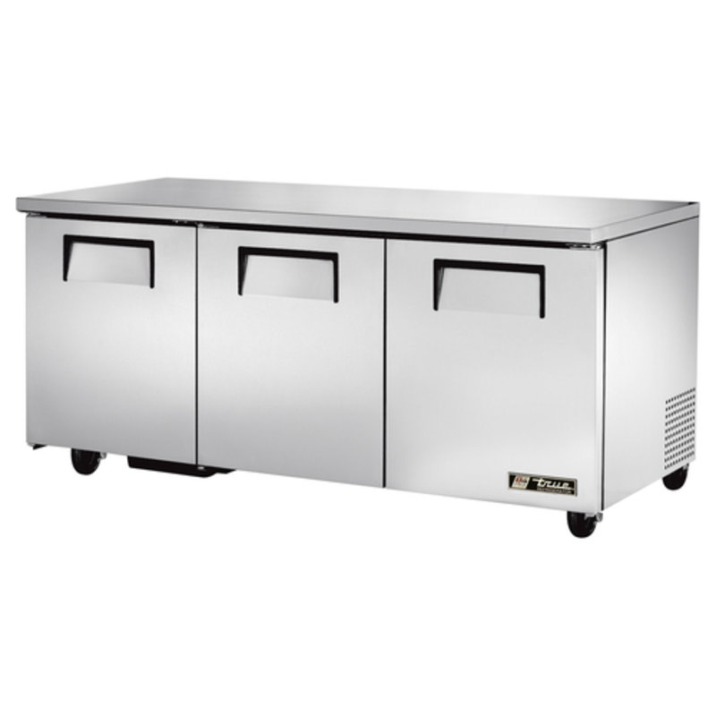 Refroidisseur de comptoir True Refrigeration TUC-72-HC à portes pleines de 72 po