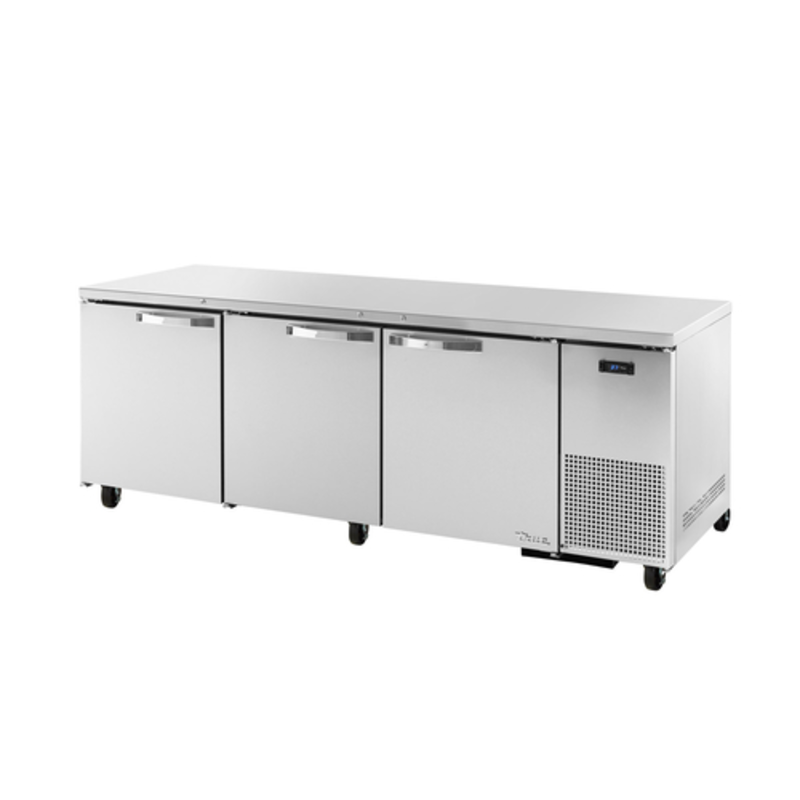 Réfrigérateur de comptoir profond True Refrigeration TUC-93-HC~SPEC3 de 236,8 cm avec portes pleines