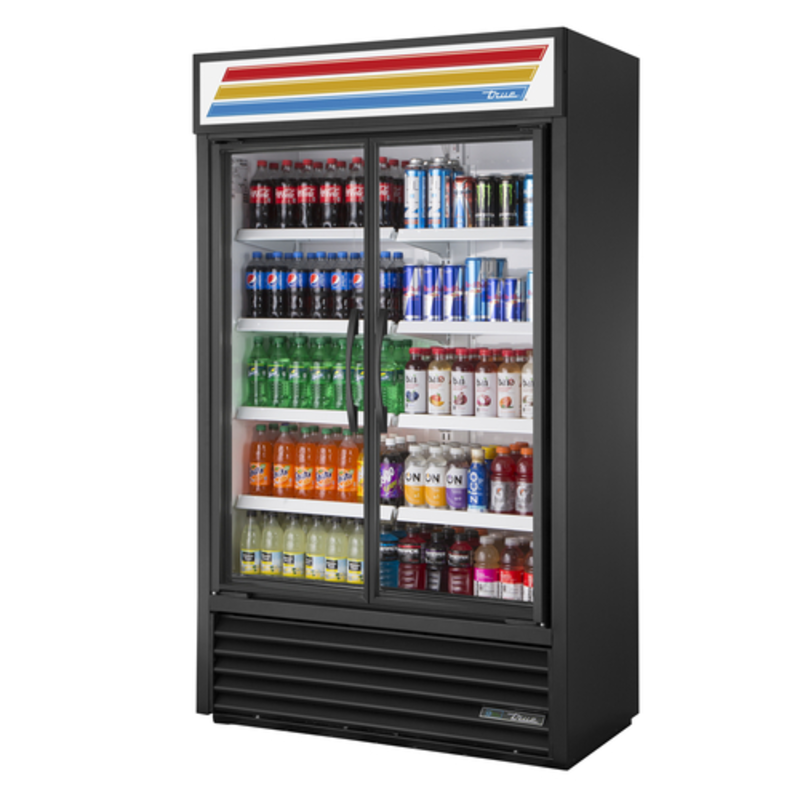 True TVM-48-HC~VM01 47-Inch Double Glass Door Merchandiser Refrigerator