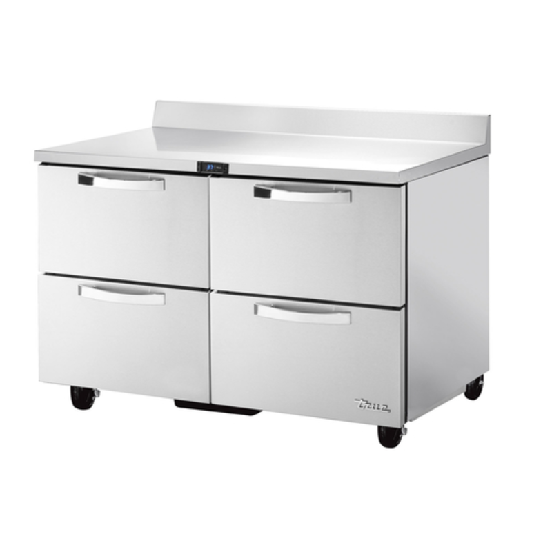 Réfrigérateur plan de travail 4 tiroirs True Refrigeration 48 pouces SÉRIE SPEC (TWT-48D-4-HC~SPEC3)