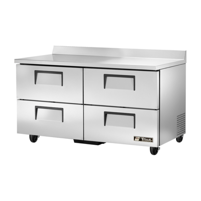 Réfrigérateur de travail commercial True TWT-60D-4-HC de 60 pouces à 4 tiroirs