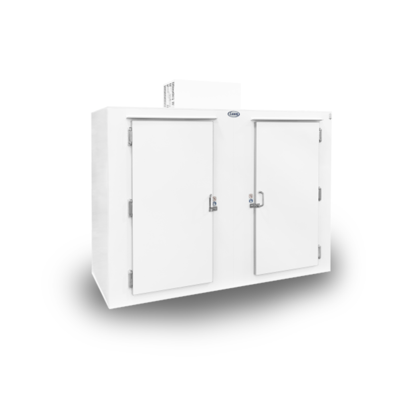 Congélateur commercial armoire en acier inoxydable Leer S85F - Avec étagères - 84 pouces - 2,26 m³ (80 pi³)