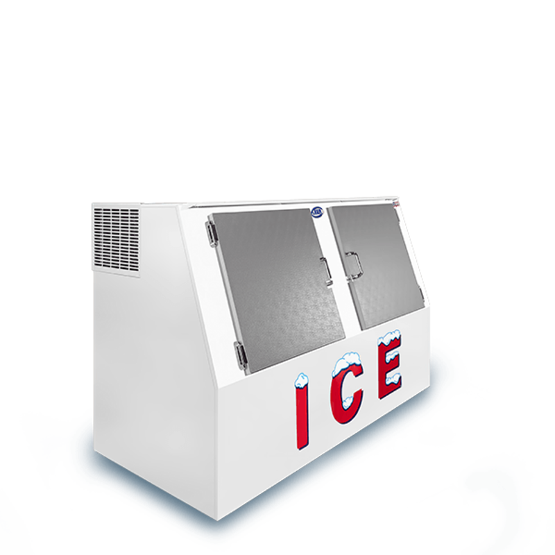 Leer L462LCSP Distributeur de glace extérieur discret à paroi froide de 73 pouces, 46 pi cu