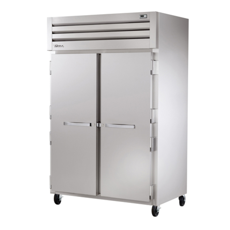 True STR2F-2S-HC Two-Section Spec Series Reach-In Solid Door Freezer - 52.63"