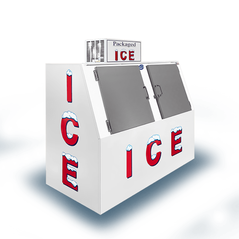 Leer L060SASP 60 Cu. Ft. Distributeur de glace extérieur incliné modèle 60