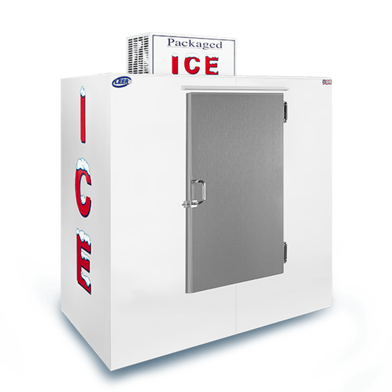 Leer L065UCSP 65 pi³ Distributeur à glace extérieur, 64 po