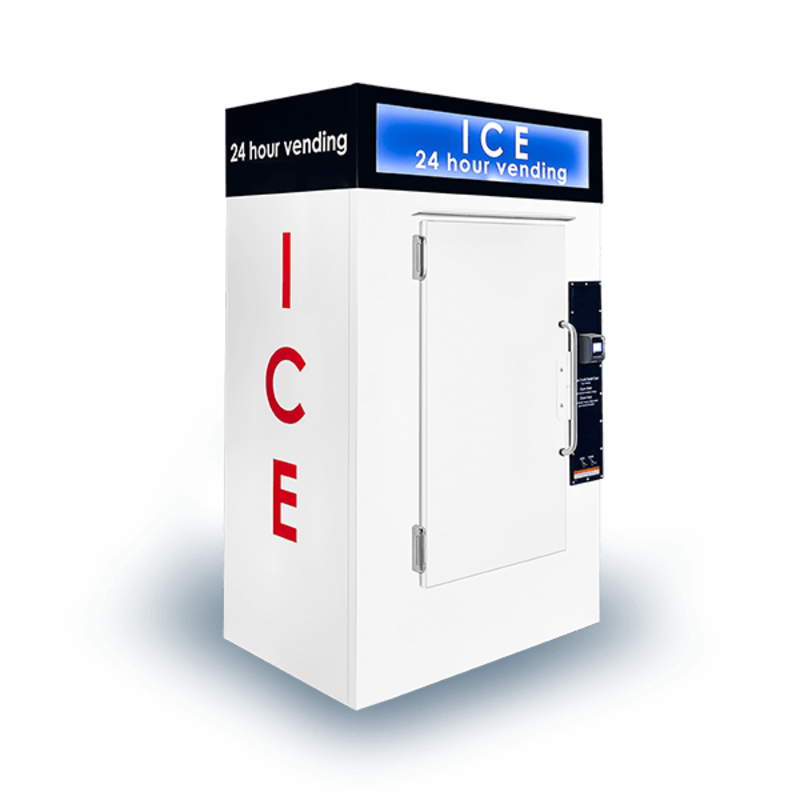 Leer L040UASVP Distributeur automatique extérieur de glace ensachée, 47 pouces, 40 pi³